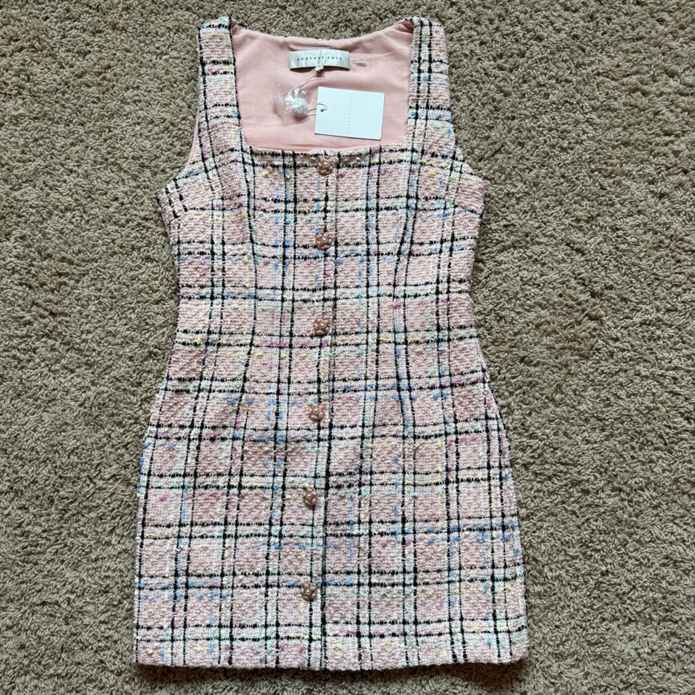 Endless Rose Women's Multi Tweed Fitted Dress